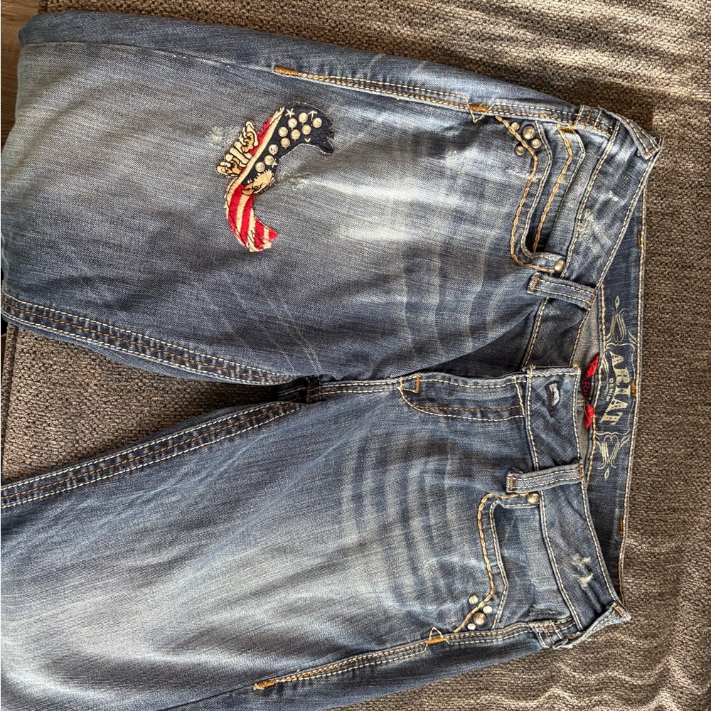 Ariat Denim Jeans with Embroidered Detail